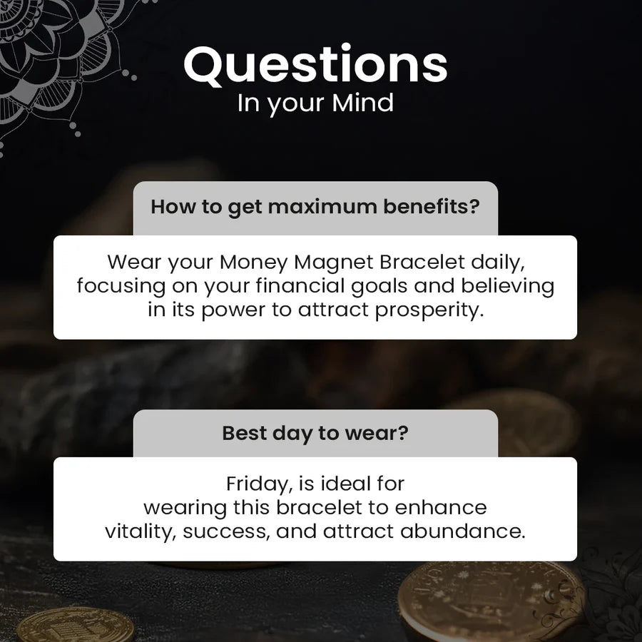 Unisex Money Magnet Bracelet