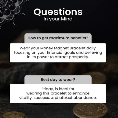 Unisex Money Magnet Bracelet